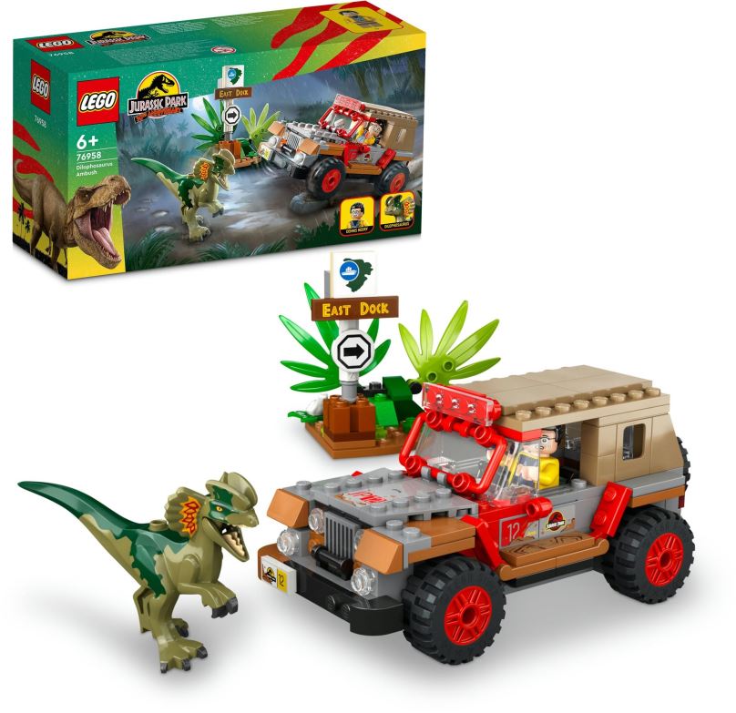 LEGO stavebnice LEGO® Jurassic World 76958 Útok dilophosaura