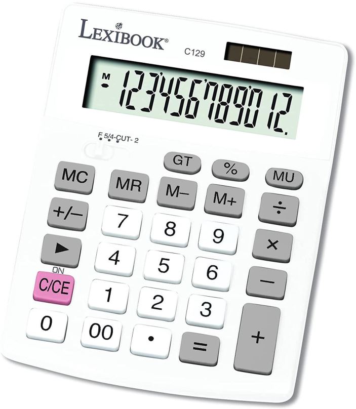 Kalkulačka Lexibook 12 místná kapesní kalkulačka solární s baterií