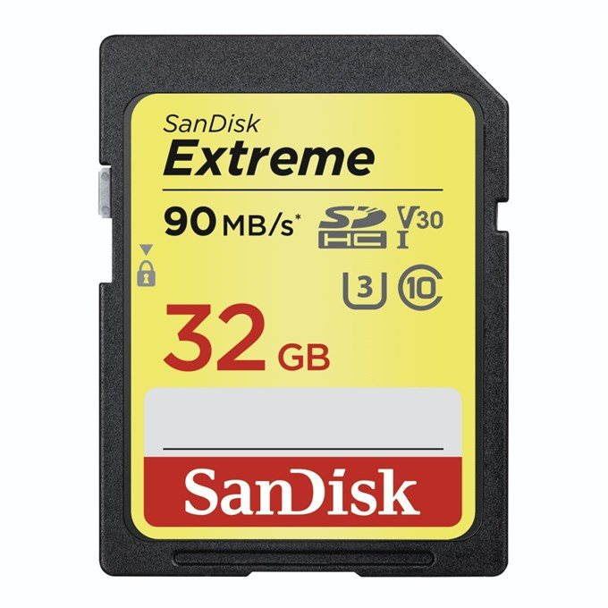 Paměťová karta SanDisk SDHC 32GB Extreme