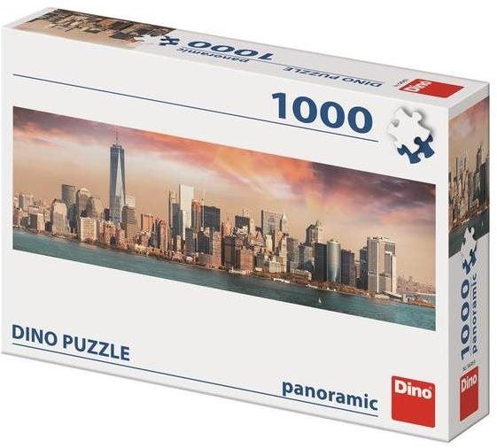 Puzzle Dino manhattan za soumraku 1000 panoramic puzzle