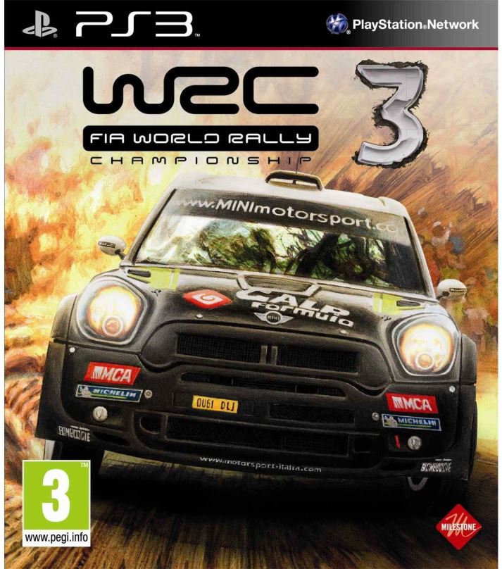 Hra na konzoli WRC 3: FIA World Rally Championship - PS3