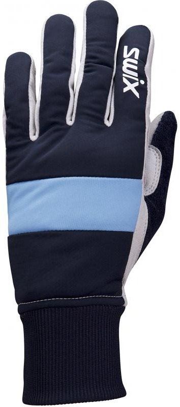Lyžařské rukavice Swix Cross Modrá/Bílá 6/S