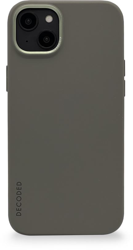Kryt na mobil Decoded Silicone Backcover Olive iPhone 14