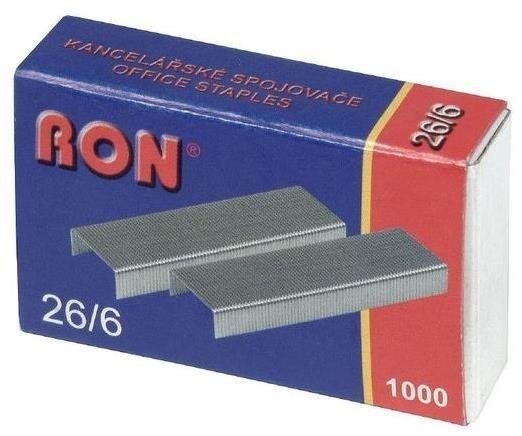 Spony do sešívačky RON 26/6 - balení 1000 ks