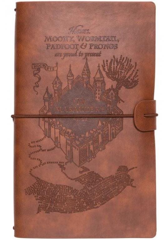 Zápisník Harry Potter - Marauders Map - cestovní zápisník