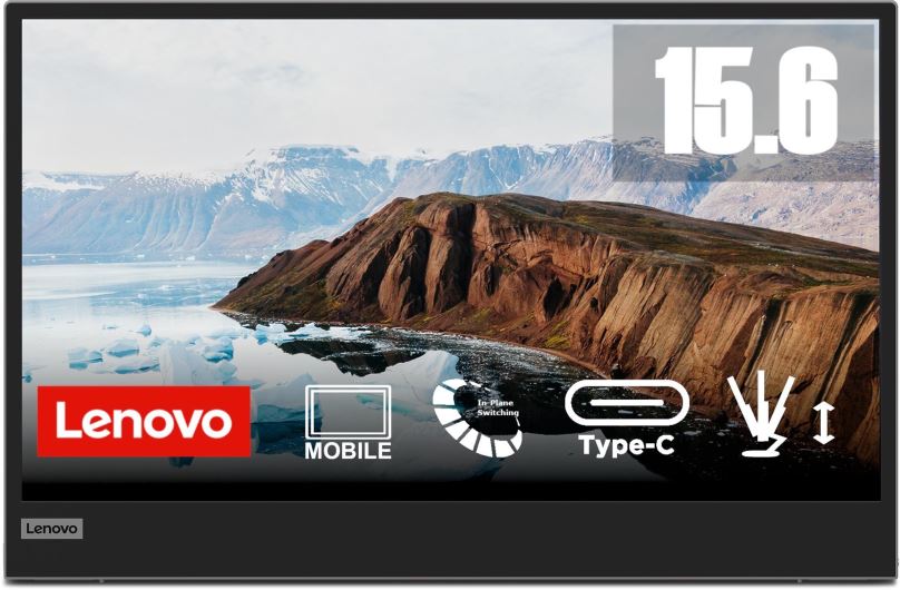 LCD monitor 15.6" Lenovo L15 Raven Black