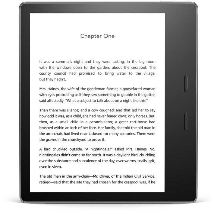 Elektronická čtečka knih Amazon Kindle Oasis 3 32GB černý (renovovaný bez reklamy)