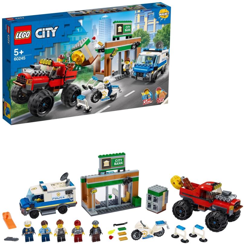LEGO stavebnice LEGO City Police 60245 Loupež s monster truckem