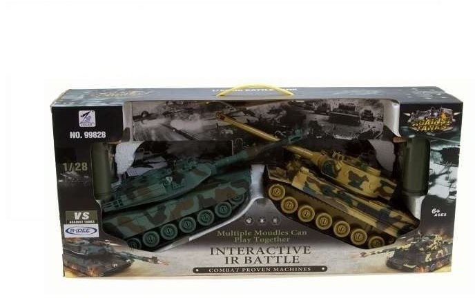 RC tank Sada bojujících tanků 2,4 GHz Leopard& German Tiger