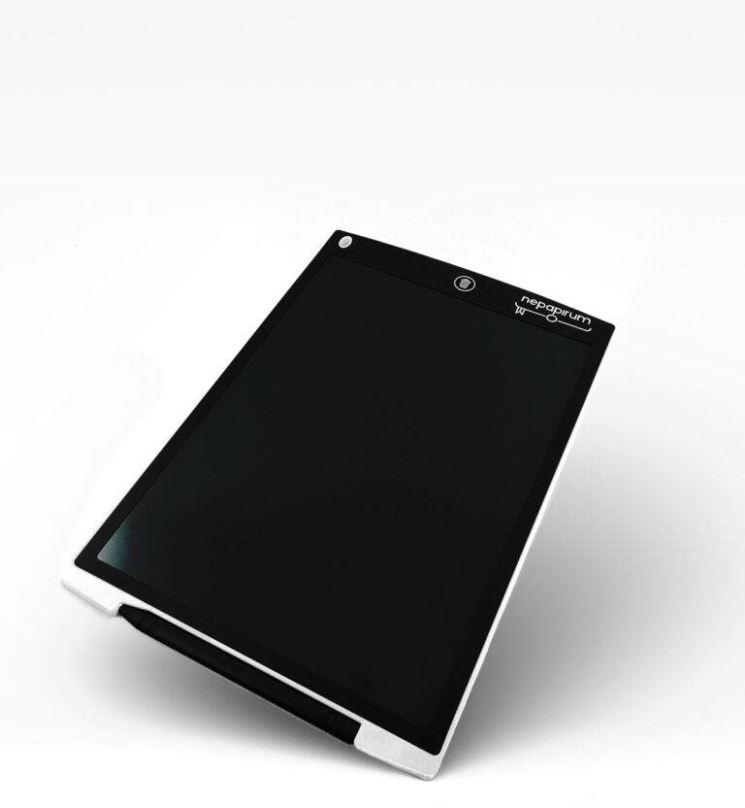 Digitální zápisník Nepapirum 12“ LCD psací tabulka - Bílá