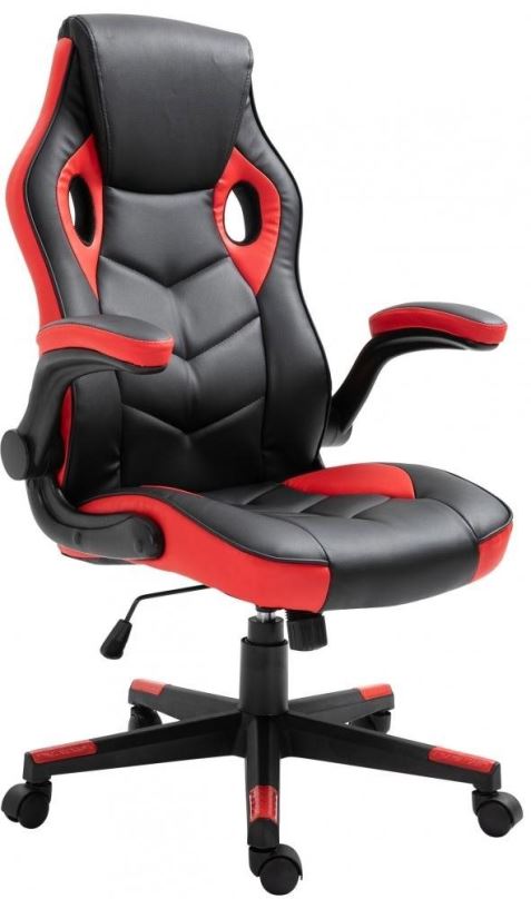 Herní židle BHM GERMANY Omis, černá / červená