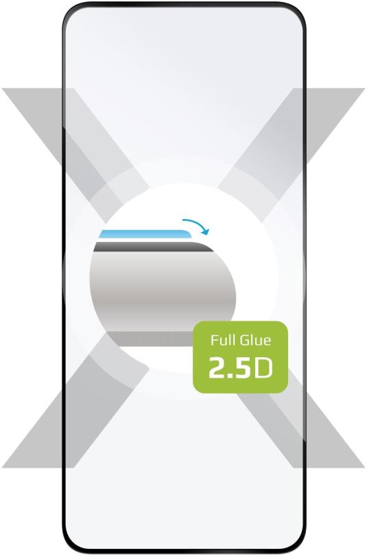 Ochranné sklo FIXED FullGlue-Cover pro Realme 8 5G černé