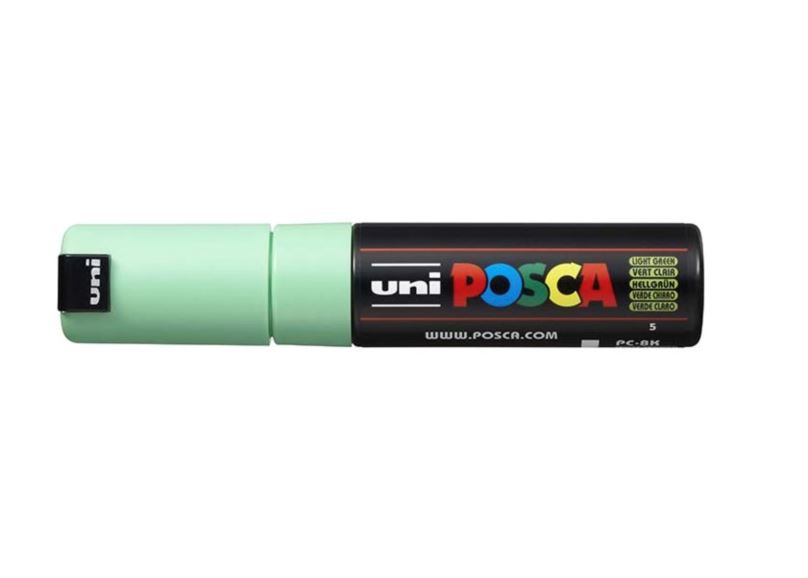 POSCA akrylový popisovač PC-8K Barva: Světle zelená