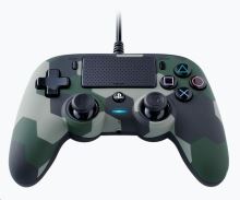 Gamepad Nacon Wired Compact Controller PS4 - zelená kamufláž