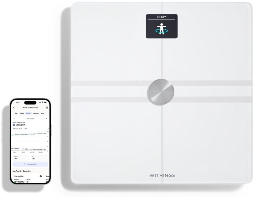Osobní váha Withings Body Comp Complete Body Analysis Wi-Fi Scale - White