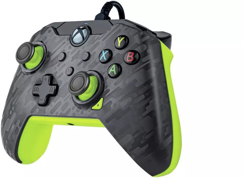 Gamepad PDP Wired Controller - Electric Carbon - Xbox