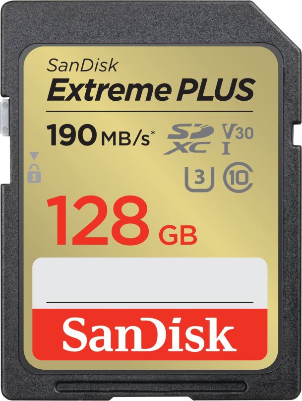 Paměťová karta SanDisk SDXC 128GB Extreme PLUS + Rescue PRO Deluxe