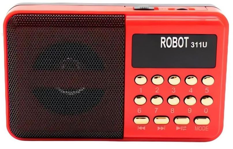 Rádio Pronett XJ5097 Mini kapesní rádio USB červené