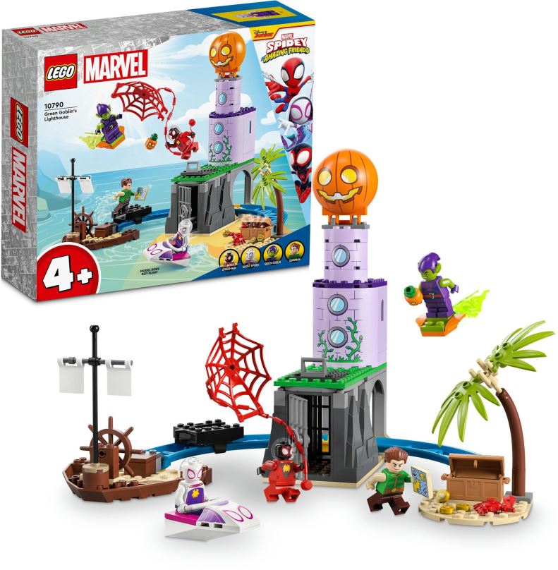 LEGO stavebnice LEGO® Marvel 10790 Spideyho tým v majáku Zeleného goblina