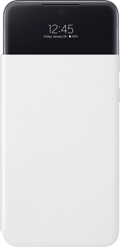 Pouzdro na mobil Samsung Galaxy A33 5G Flipové pouzdro S View bílé