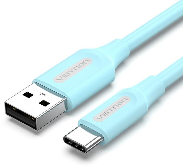 Datový kabel Vention USB 2.0 to USB-C 3A Cable 1.5m Light Blue