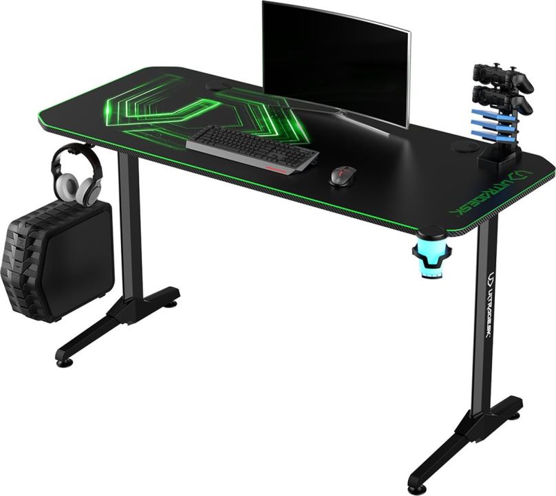 Herní stůl ULTRADESK Frag Green