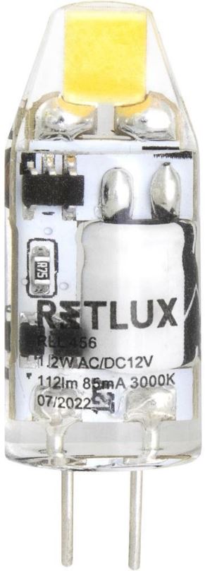 LED žárovka RETLUX RLL 456 G4 1,2 W LED COB 12V WW