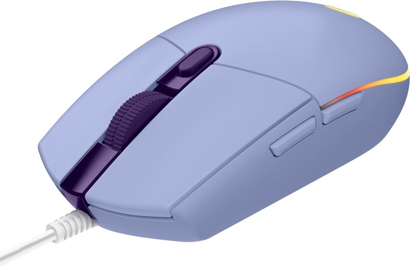 Herní myš Logitech G203 LIGHTSYNC, Lilac
