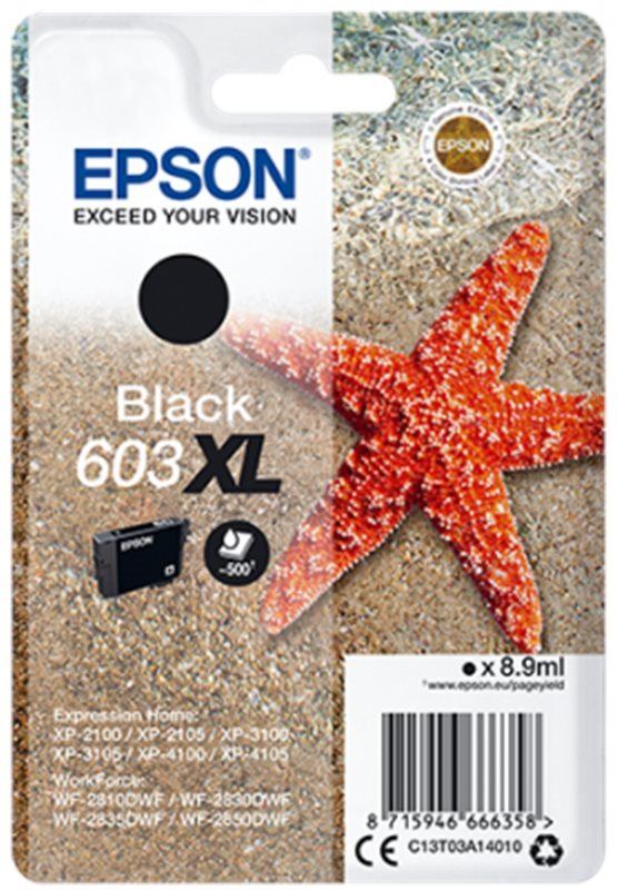 Cartridge Epson 603XL černá