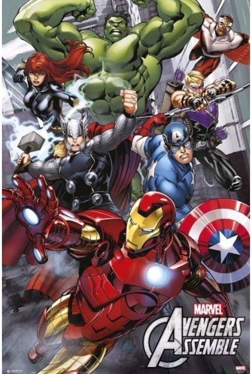 Plakát Marvel Comics - Avengers Assemble  - plakát