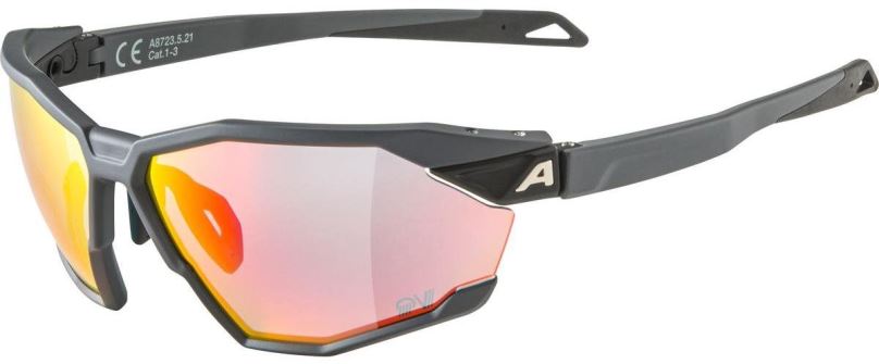 Cyklistické brýle Alpina Twist SIX QV midnight-grey matt