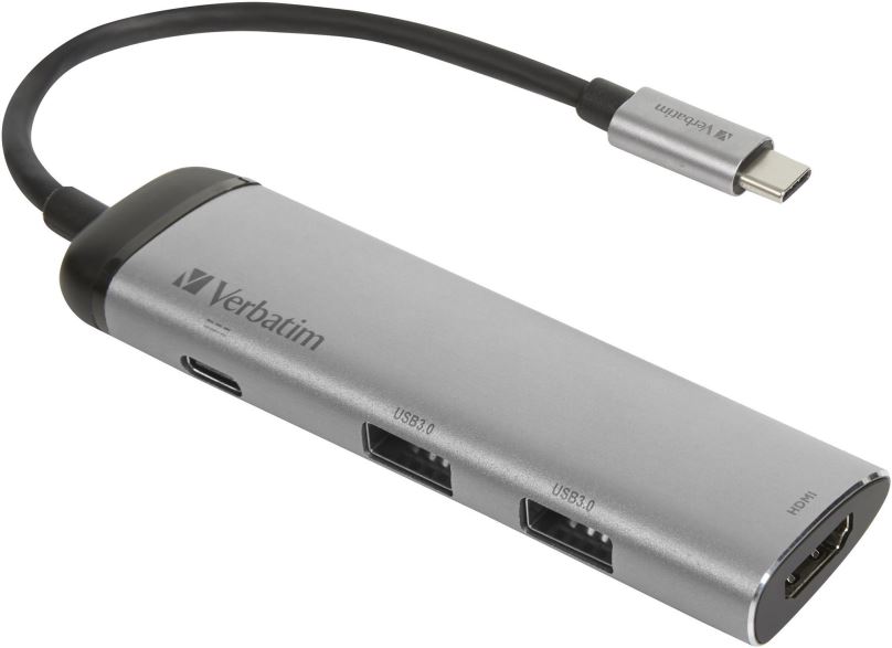 Replikátor portů VERBATIM USB-C Multiport HUB USB 3.1 GEN 1/ 2x USB 3.0/ HDMI