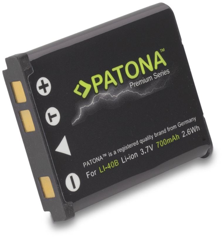 Baterie pro fotoaparát PATONA pro Olympus Li-40B/Li-42B 700mAh Li-Ion Premium