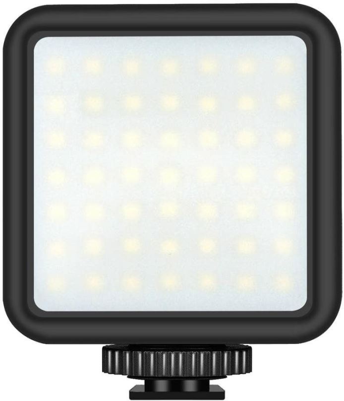 Foto světlo Puluz RGB LED lampa na fotoaparát, černá