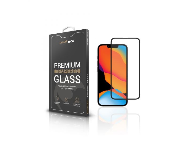 RhinoTech Tvrzené ochranné 3D sklo pro iPhone 13 Pro Max / 14 Plus 6.7