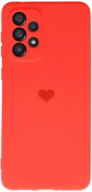 Kryt na mobil Vennus Valentýnské pouzdro Heart pro Samsung Galaxy A13 4G - červené