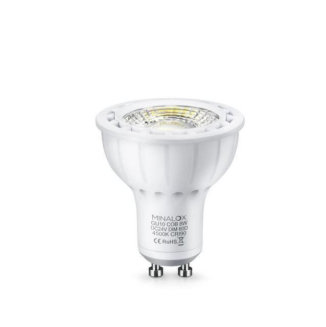 Stmívatelná LED žárovka MINALOX GU10 8W 24V