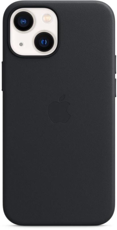 Kryt na mobil Apple iPhone 13 mini Kožený kryt s MagSafe temně inkoustový