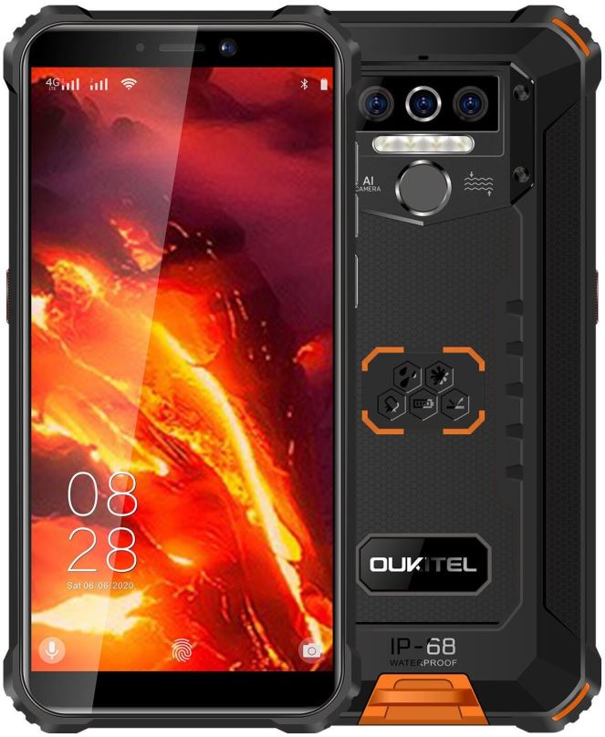 Mobilní telefon Oukitel WP5 4GB/32GB oranžový