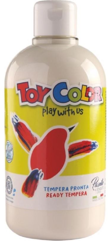 Tempery Temperová barva Toy color 500ml - bílá