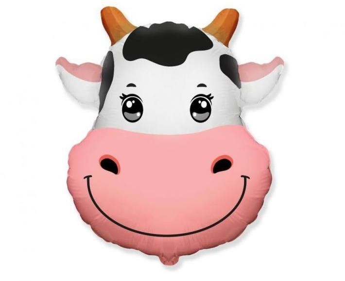 Balonky Balón foliový kráva - kravička - farma - 57 cm