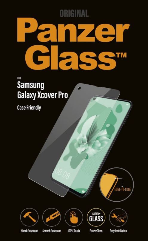 Ochranné sklo PanzerGlass Edge-to-Edge pro Samsung Galaxy Xcover Pro čiré