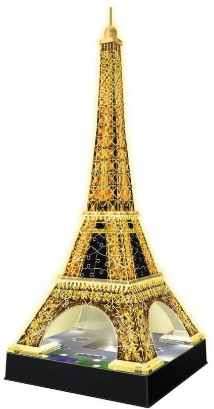 3D puzzle Ravensburger 3D 125791 Eiffelova věž (Noční edice)