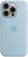Kryt na mobil Apple iPhone 15 Pro Silikonový kryt s MagSafe světle modrý