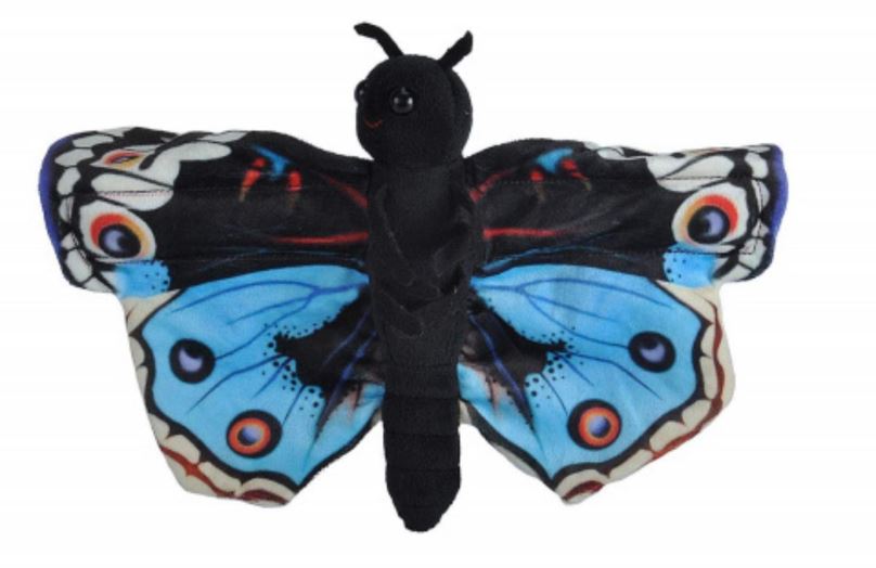 Plyšák Wild Republic Plyšáček objímáček – motýl maceškový