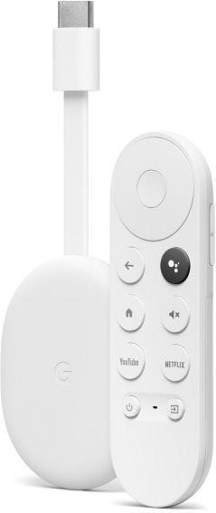 Multimediální centrum Google Chromecast 4 Google TV HD - bez adaptéru