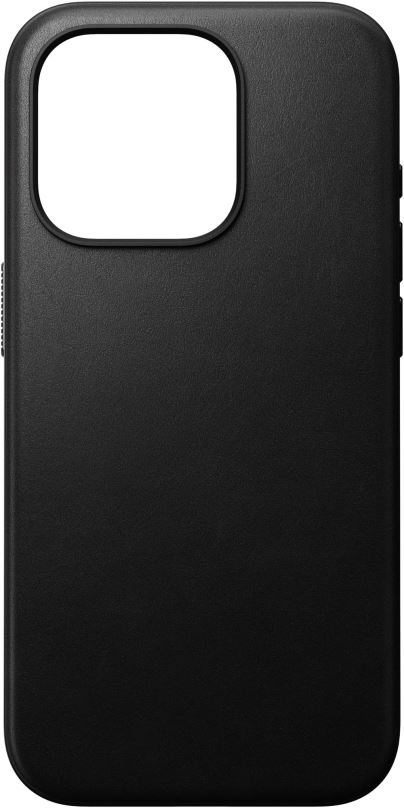 Kryt na mobil Nomad Modern Leather Case Black iPhone 15 Pro