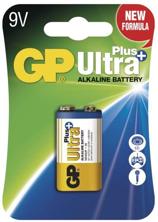 Jednorázová baterie GP Ultra Plus Alkaline 9V 1ks v blistru