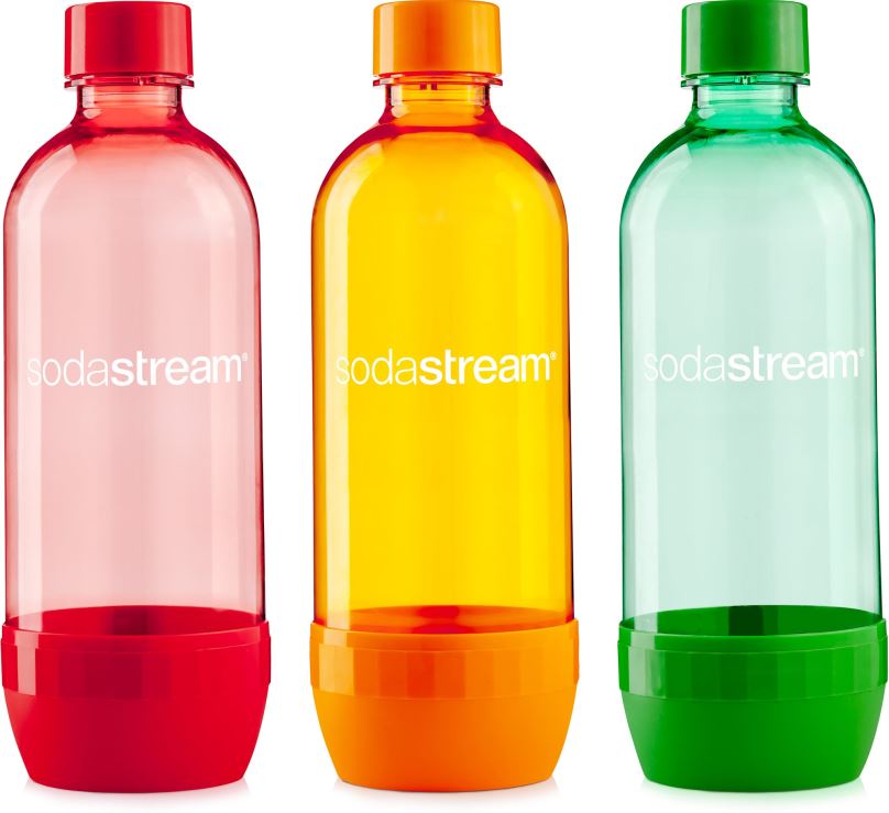 Sodastream lahev SodaStream TriPack 1l ORANGE/RED/GREEN