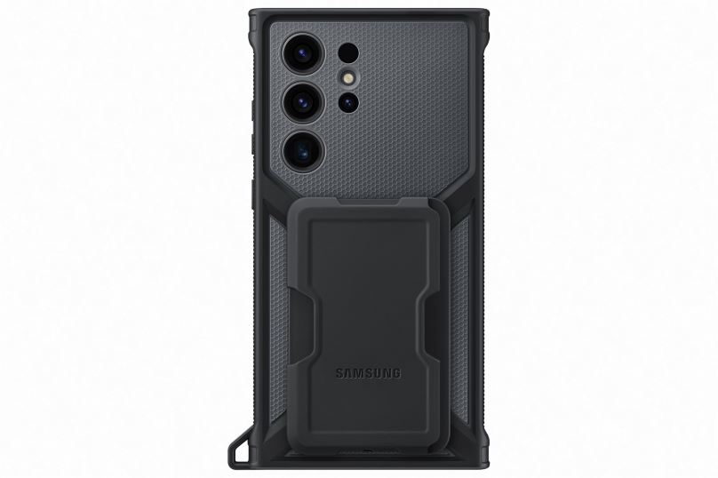 Kryt na mobil Samsung Galaxy S23 Ultra Ochranný kryt s odnímatelným úchytem na příslušenství Titan